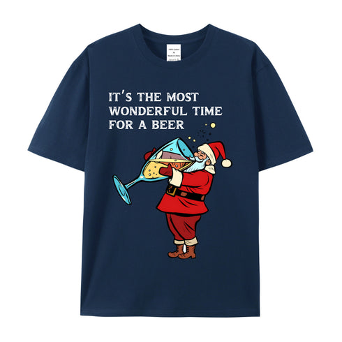 Unisex Christmas Theme Cotton T-Shirt